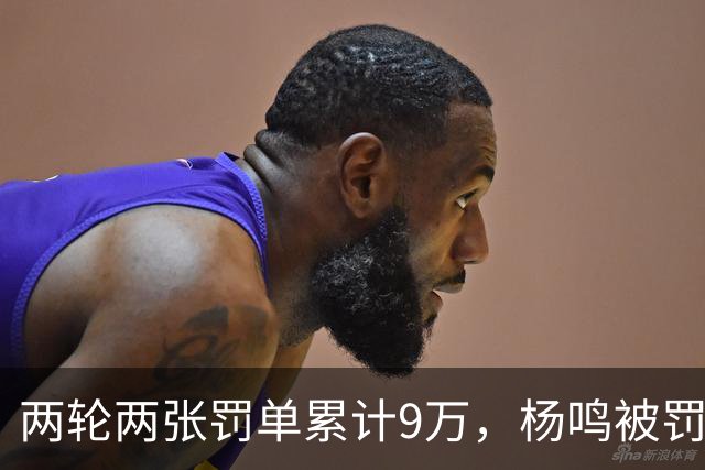 两轮两张罚单累计9万，杨鸣被罚下后还吃5万