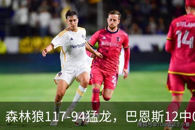 森林狼117-94猛龙，巴恩斯12中0，爱德华兹26分，伦纳德缺阵